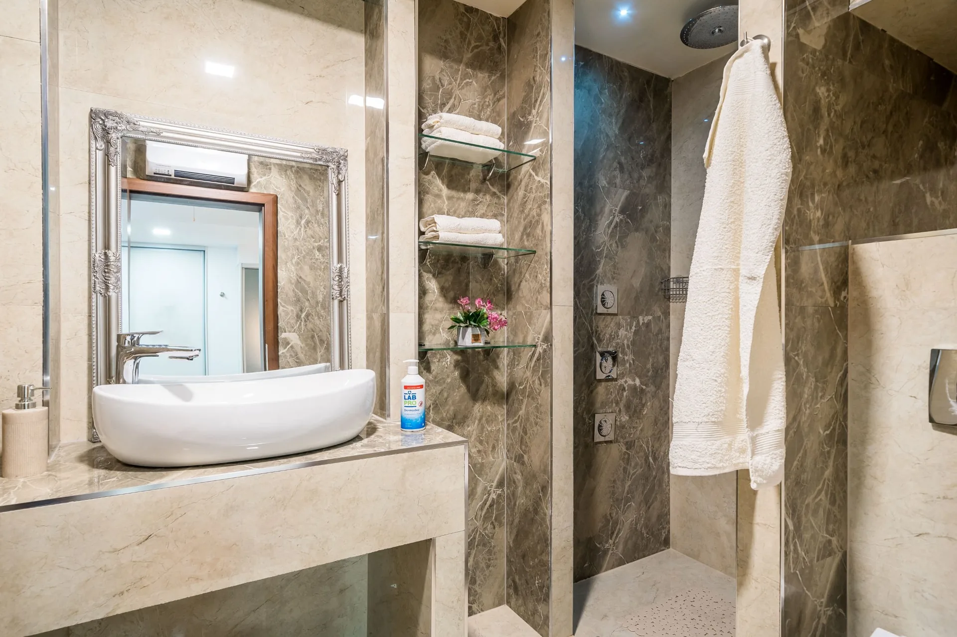 luciana residence luxury marble bathroom sink