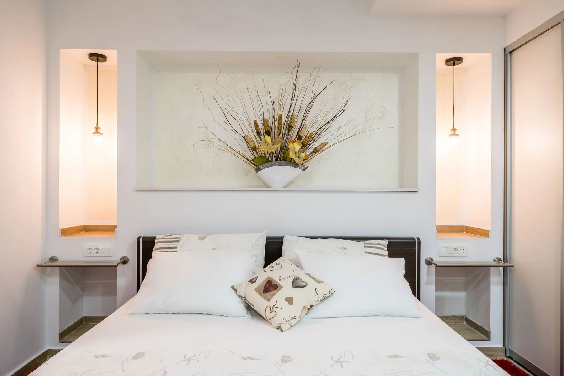 luciana residence master bedroom headboard