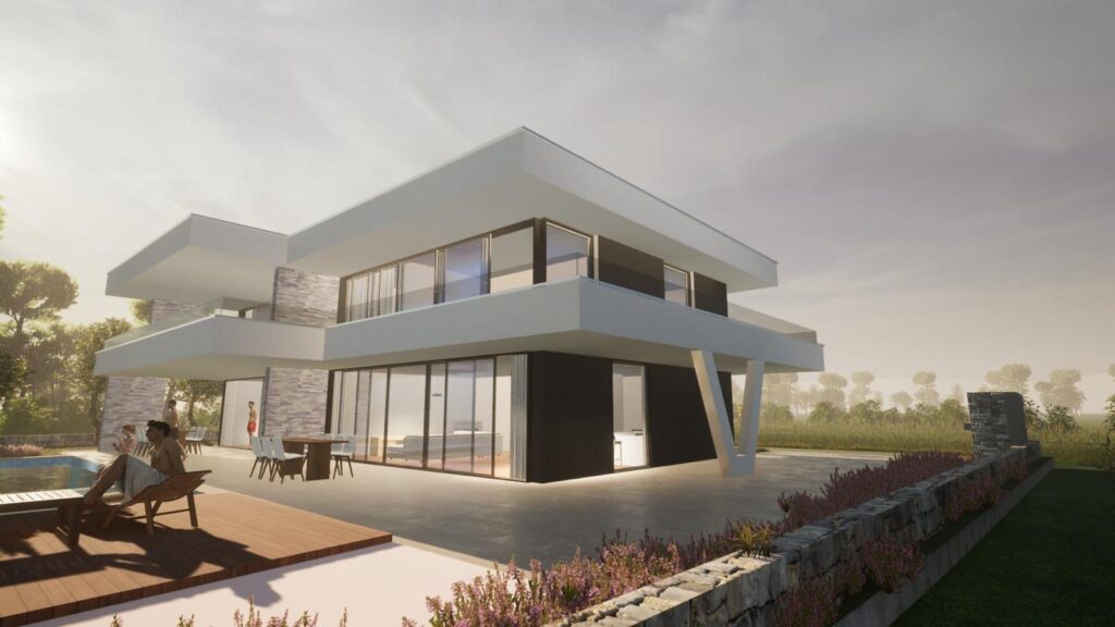 Modern luxury villa with infinity pool in Primošten, Croatia