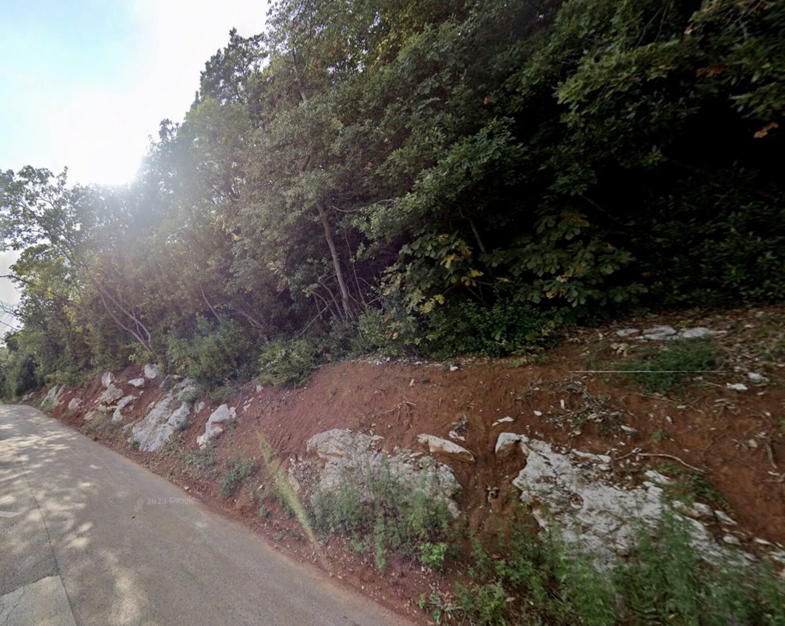 opatija croatia building plot wooded hillside