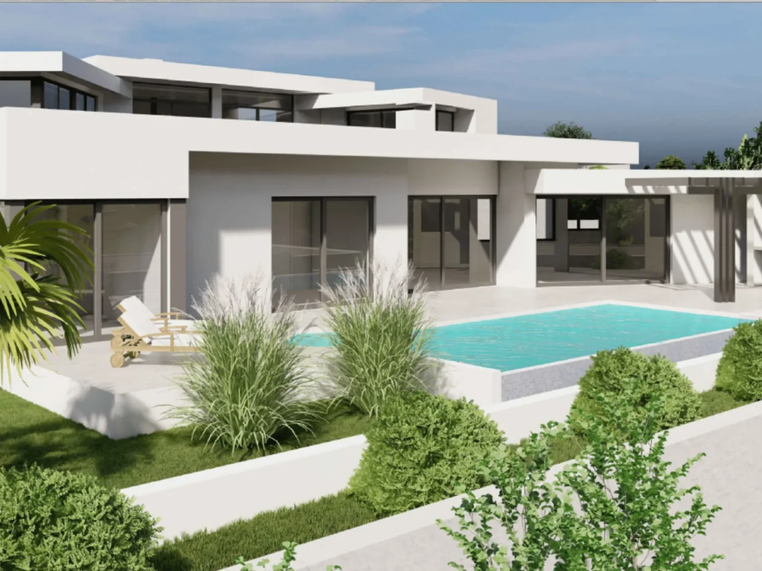 posedarje villa pool terrace 2